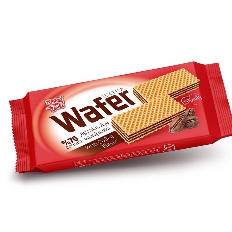 نادری ویفر قهوه خانواده 85گرم